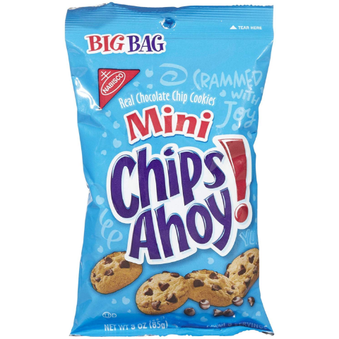 Order Nabisco Chips Ahoy Mini Big Bag 3oz food online from 7-Eleven store, Wakefield on bringmethat.com