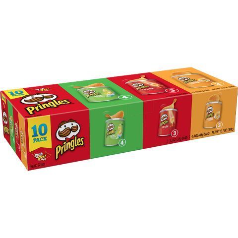 Order Pringles Grab & Go Variety Pack 10 Count food online from 7-Eleven store, Aurora on bringmethat.com