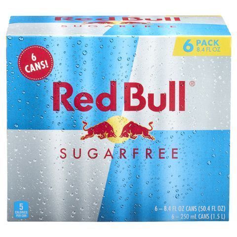 Order Red Bull Energy Sugar Free 6 Pack 8.4oz Can food online from 7-Eleven store, Natick on bringmethat.com