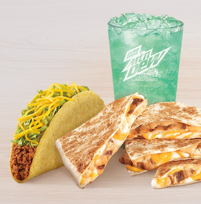 Order Chicken Quesadilla Combo food online from Taco Bell store, Proctorville on bringmethat.com