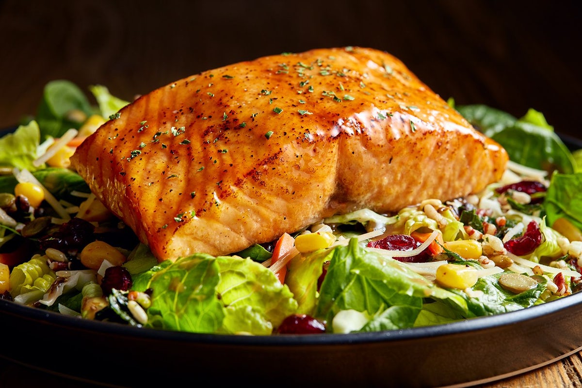 Order Honey-Glazed Salmon Bowl food online from Ruby Tuesday store, Thomasville on bringmethat.com