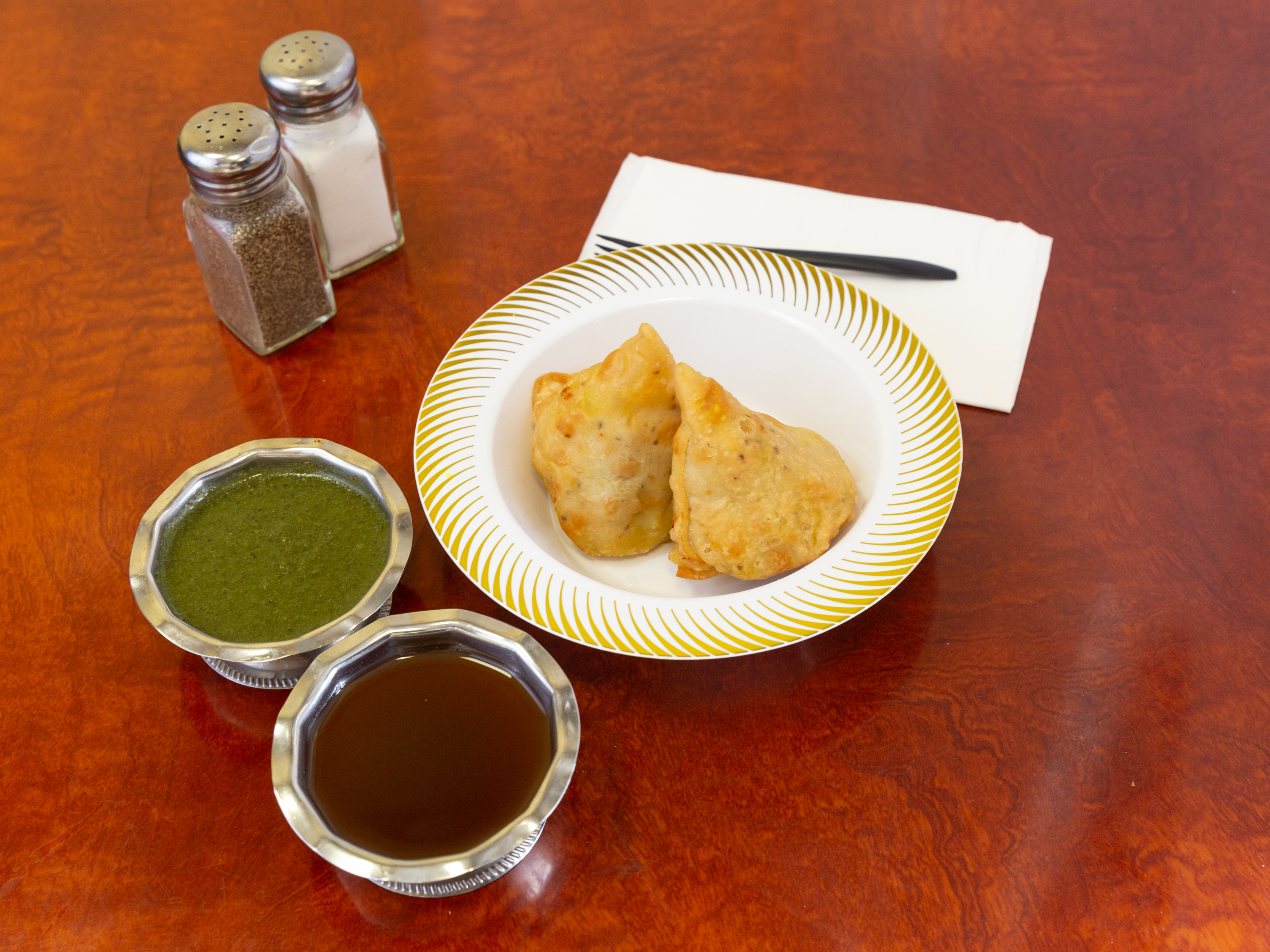 Order 2 Piece Samosa food online from Golden Indian Grill store, Los Angeles on bringmethat.com
