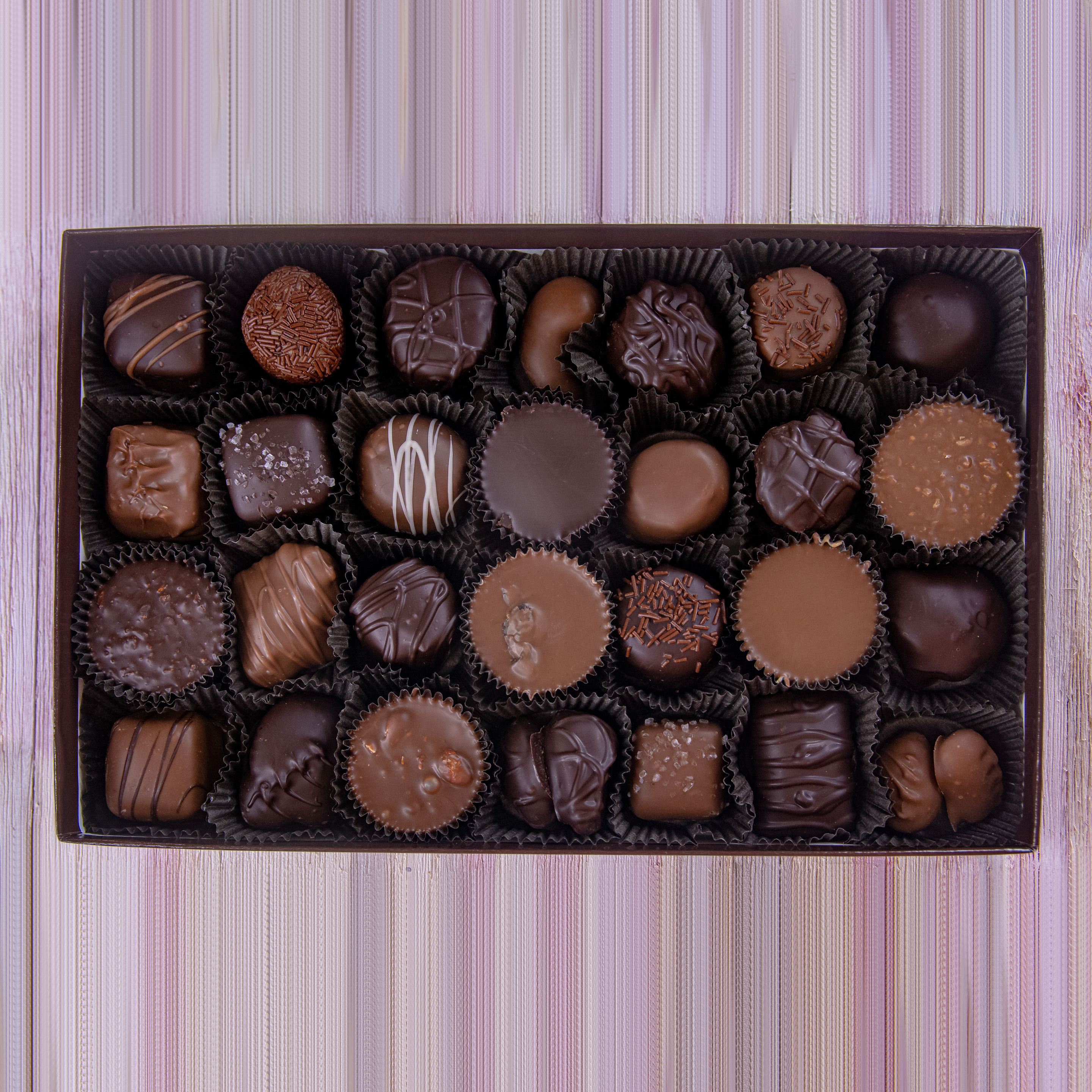 Order Assorted Chocolates Custom Selection food online from Wockenfuss Candies store, Columbia on bringmethat.com