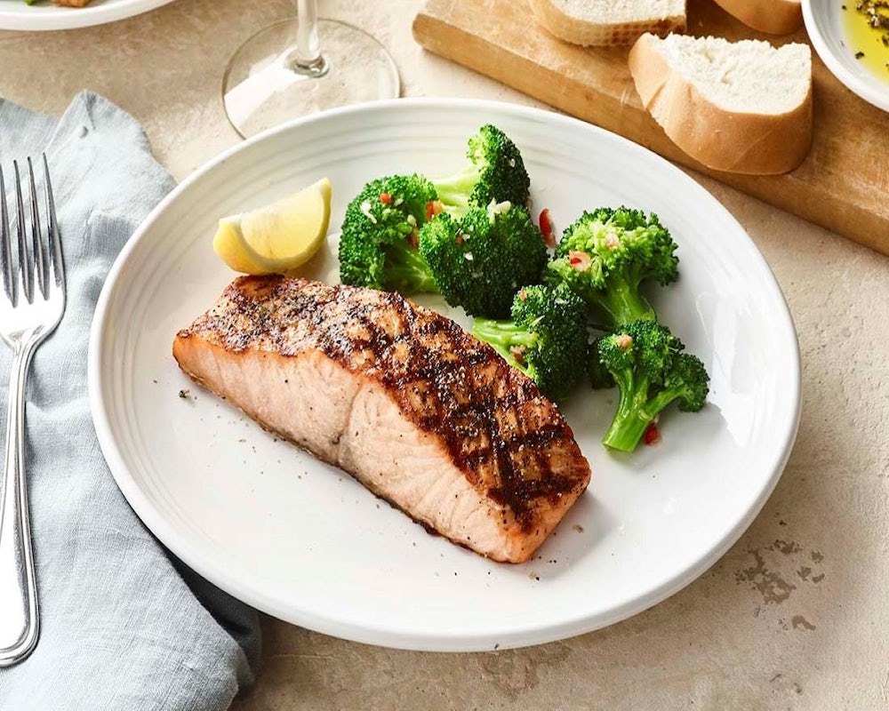 Order Simply Grilled Salmon food online from Carrabba's Italian Grill store, Murrells Inlet on bringmethat.com