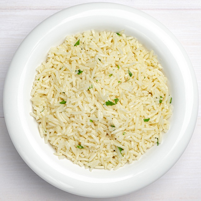 Order Side Cilantro Lime Rice food online from Hurricane Grill & Wings store, Syosset on bringmethat.com