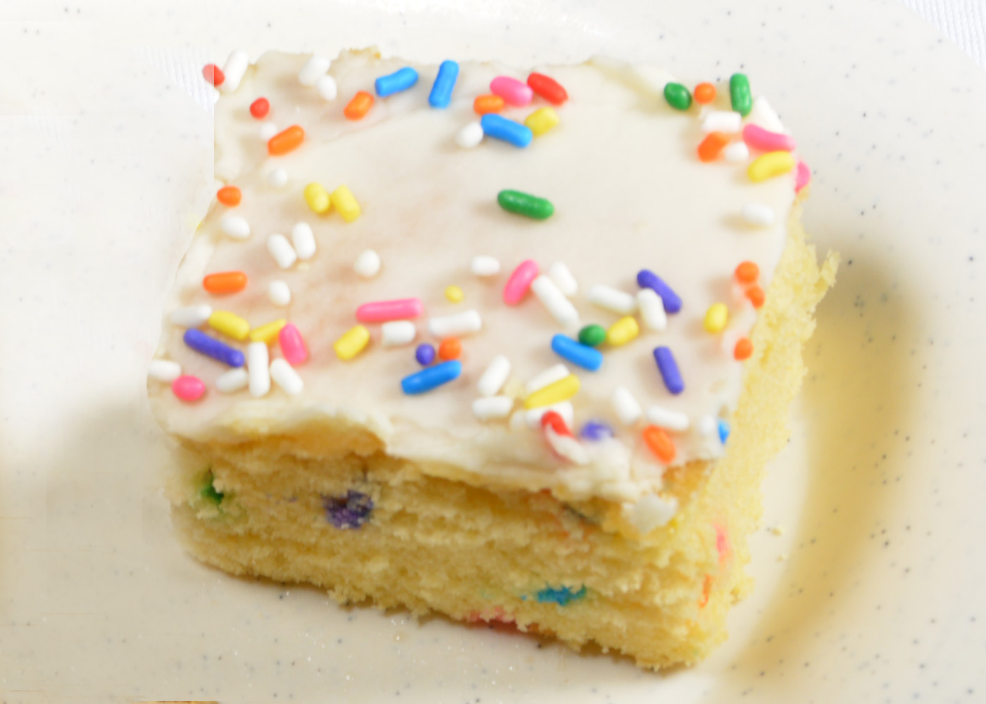 Order Incredifetti Cake Squares food online from John Incredible Pizza store, Buena Park on bringmethat.com