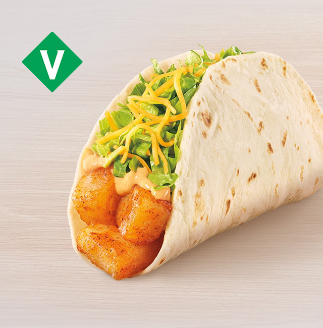 Order Spicy Potato Soft Taco food online from Taco Bell store, Proctorville on bringmethat.com