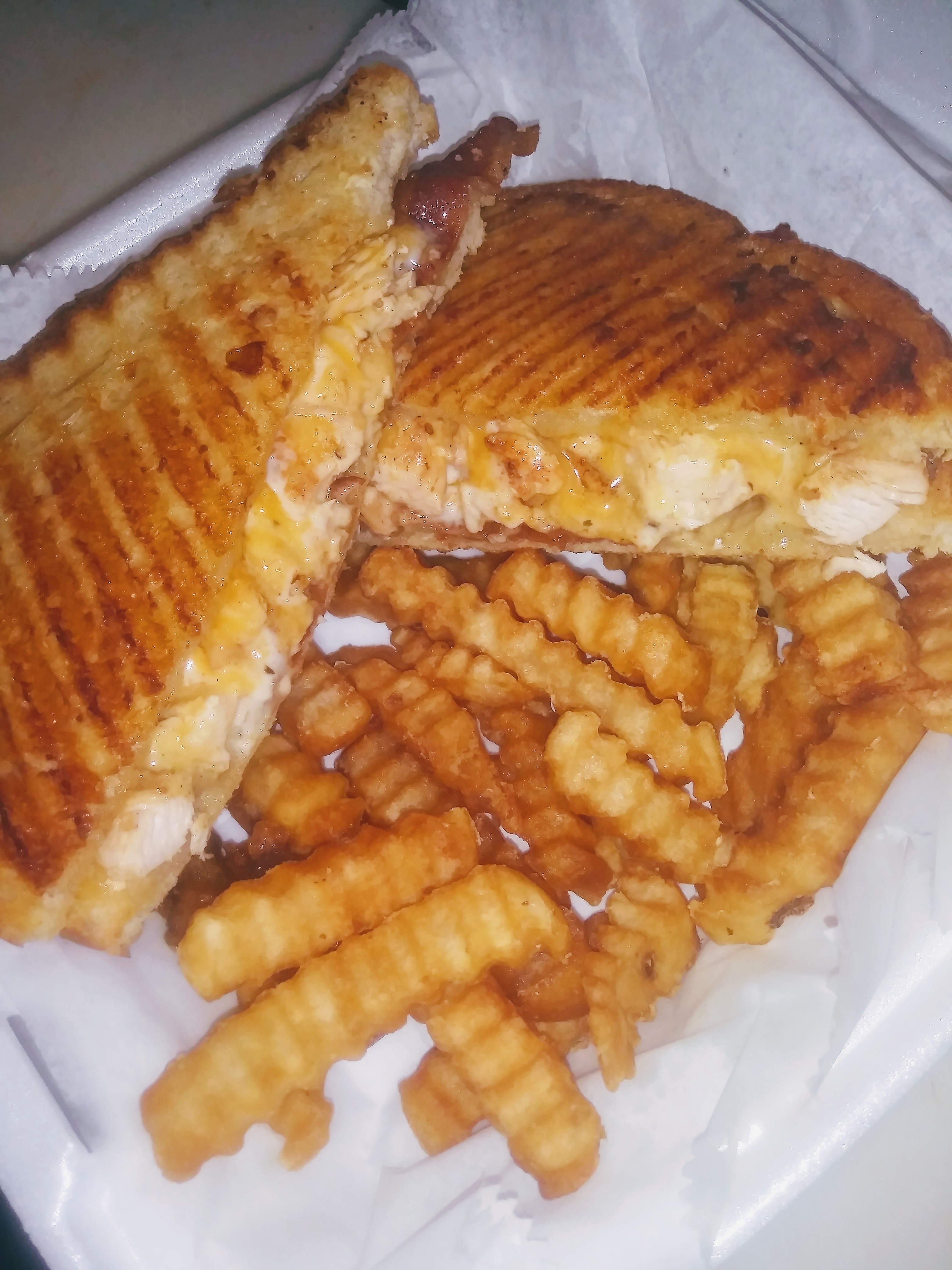 Order LETS GO BUFFALO MELT (veg) food online from The Grilled Cheese Factory store, Rochester on bringmethat.com