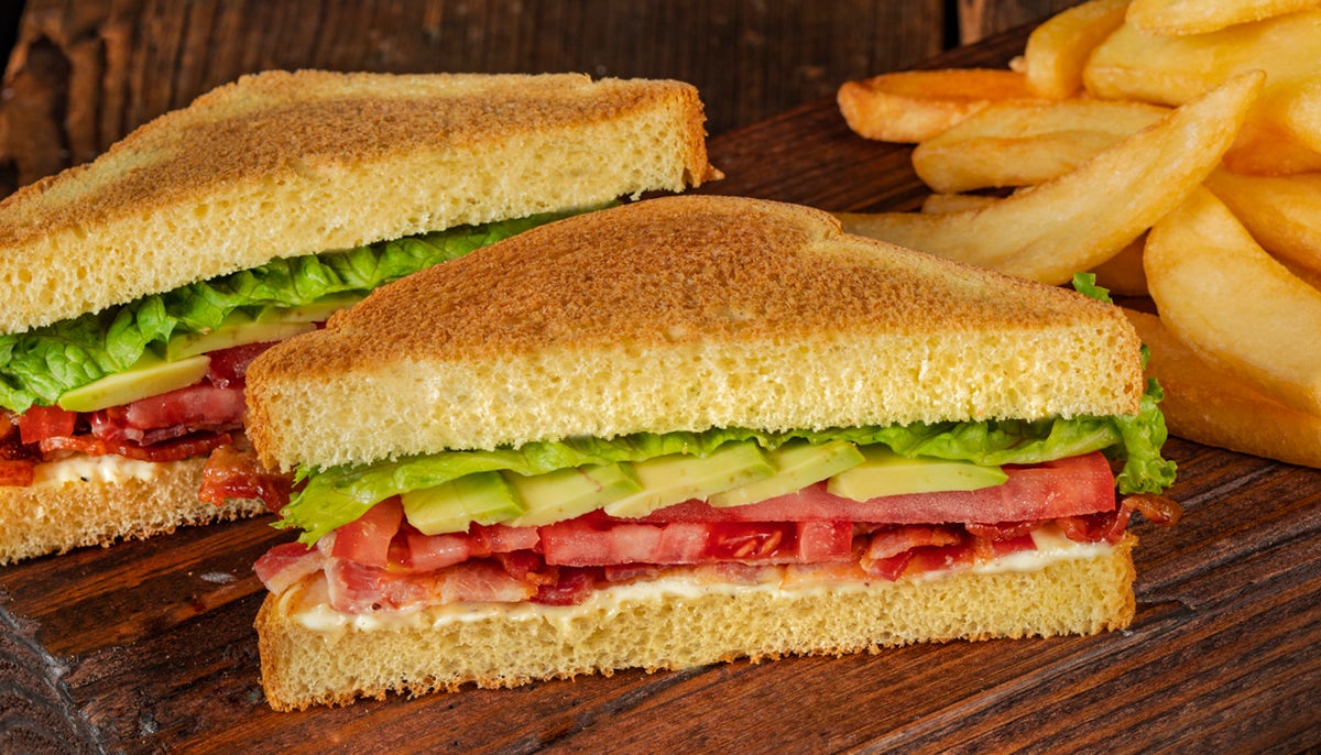 Order AVOCADO BLT food online from Bear's Big Burgers and Wings store, Jupiter on bringmethat.com