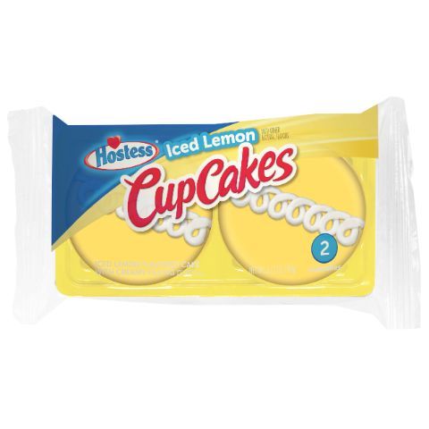 Order Hostess Iced Lemon Cupcakes 2 Count 3.17oz food online from 7-Eleven store, Aurora on bringmethat.com