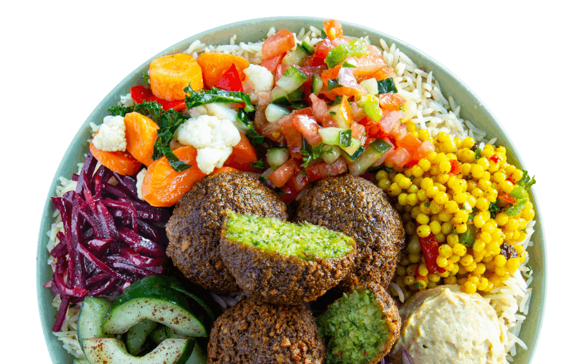 falafel classic (signature bowl) from Mezeh Blacksburg