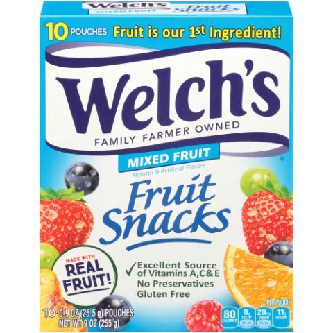 Order Welch's Mixed Fruit Snacks 9oz 10 Count food online from 7-Eleven store, Aurora on bringmethat.com