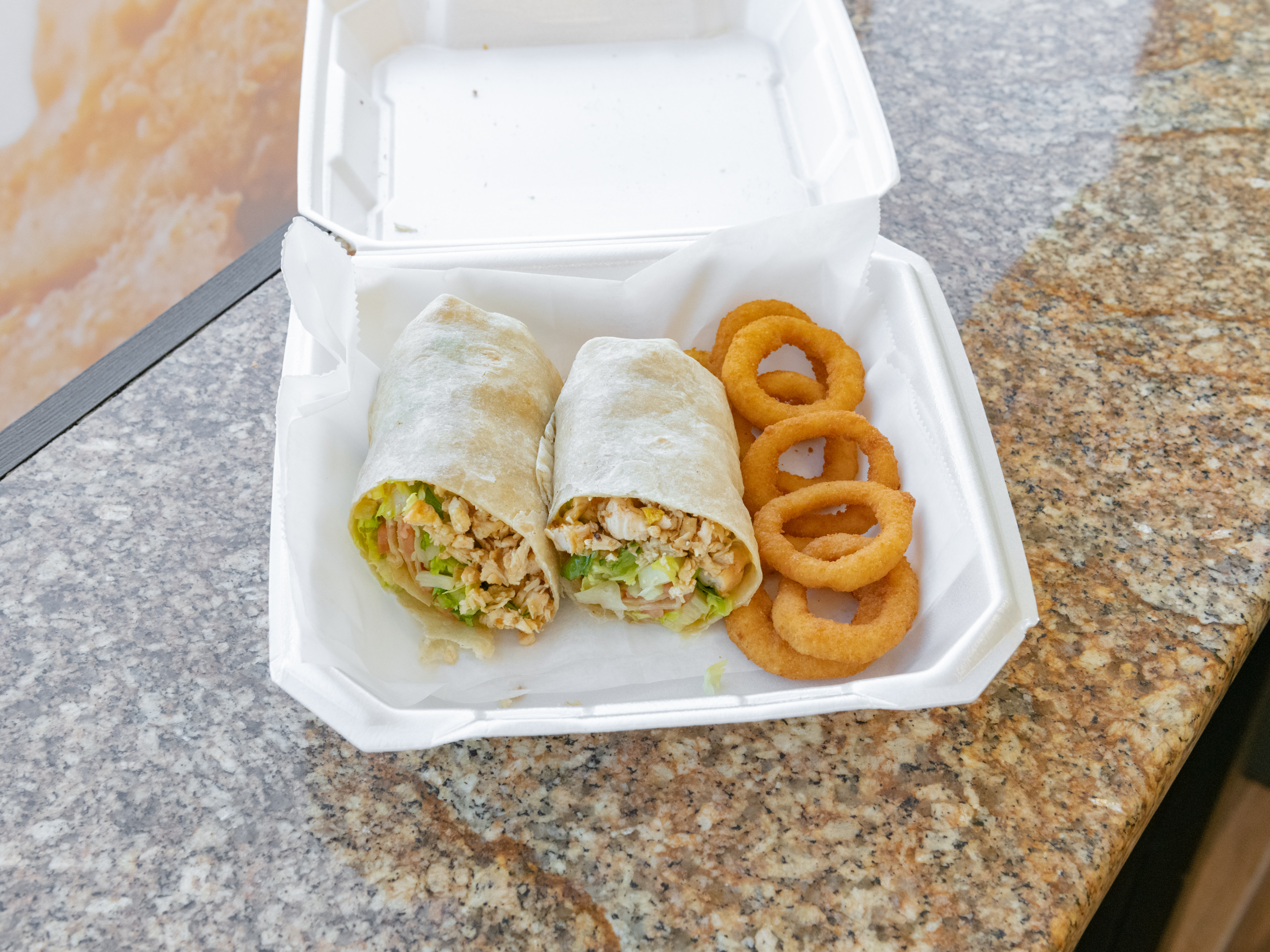 Order Honey Chicken Wrap food online from Vernon Grill store, Vernon on bringmethat.com