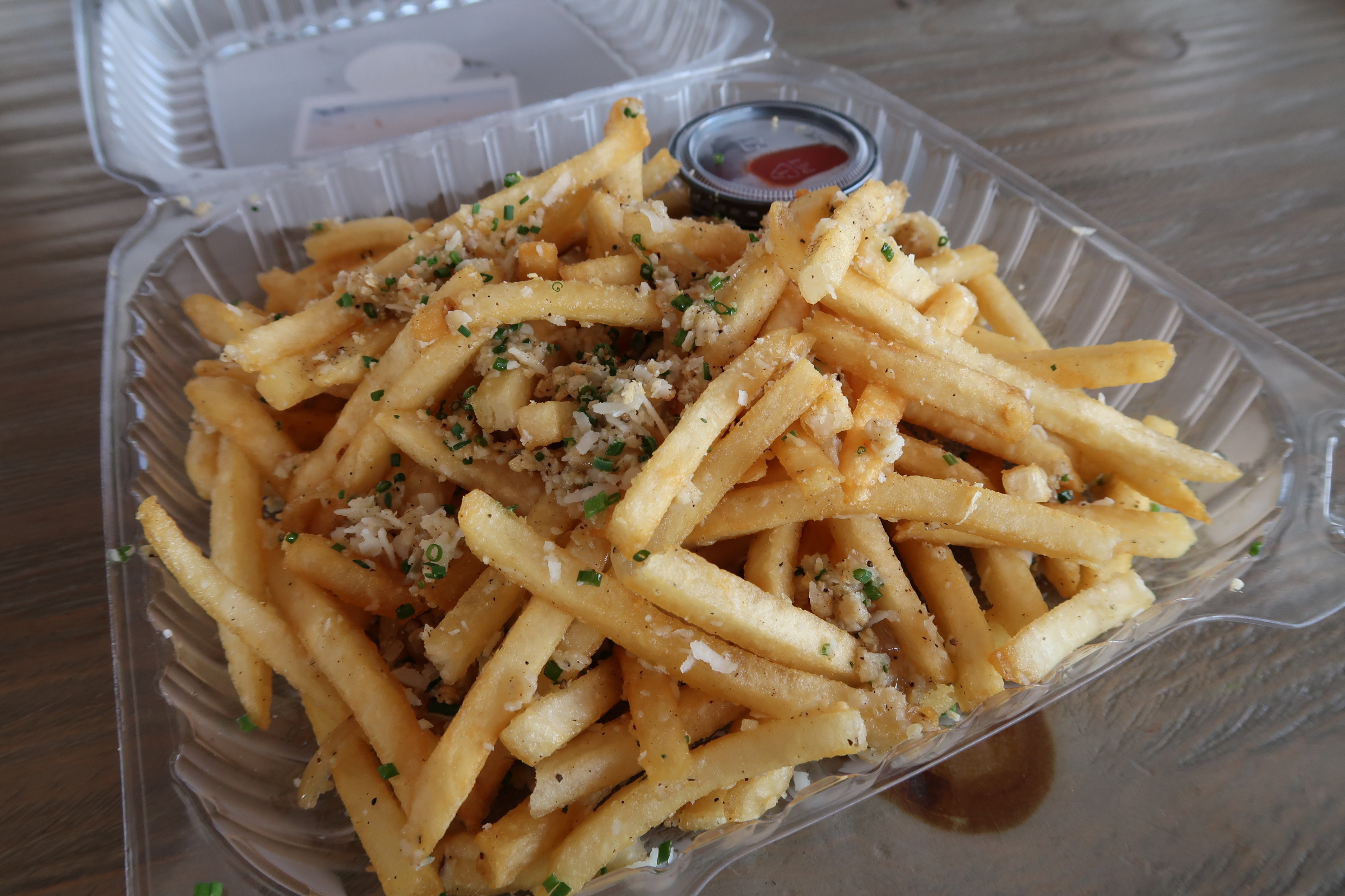 Order Parmesan Garlic Fries food online from Pier House store, Los Angeles on bringmethat.com