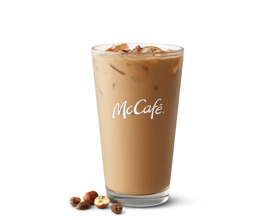 Order Iced Hazelnut Coffee food online from McDonald's store, Saint Paul on bringmethat.com