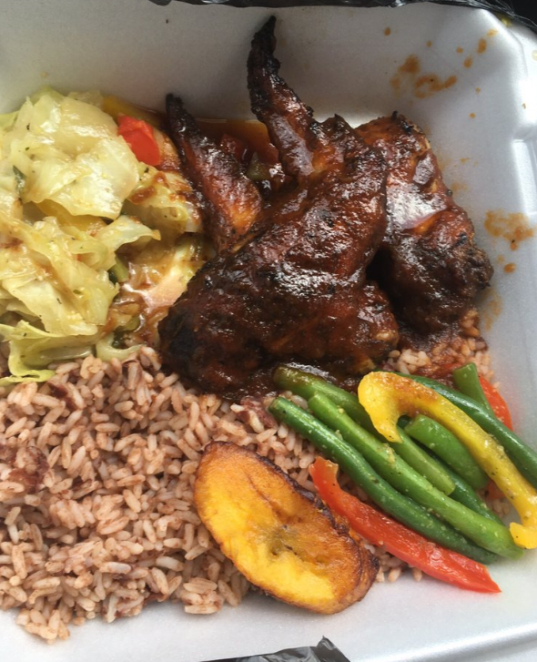 Order Jerk Chicken Dinner food online from Little Jamaica Cuisine And Catering store, Augusta on bringmethat.com
