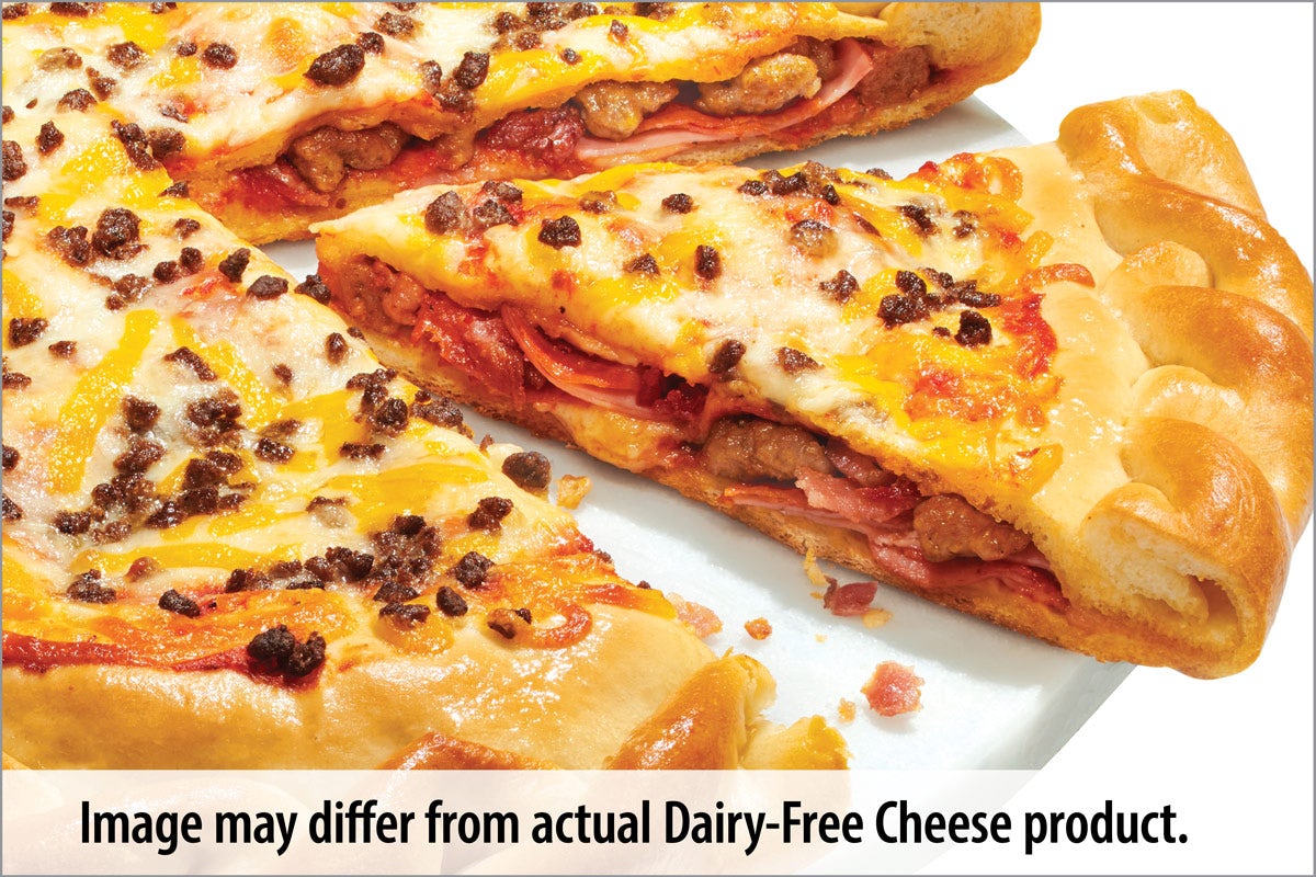 Order Dairy-Free Cheese 5-Meat Stuffed - Baking Required food online from Papa Murphy's Pizza store, Salt Lake City on bringmethat.com