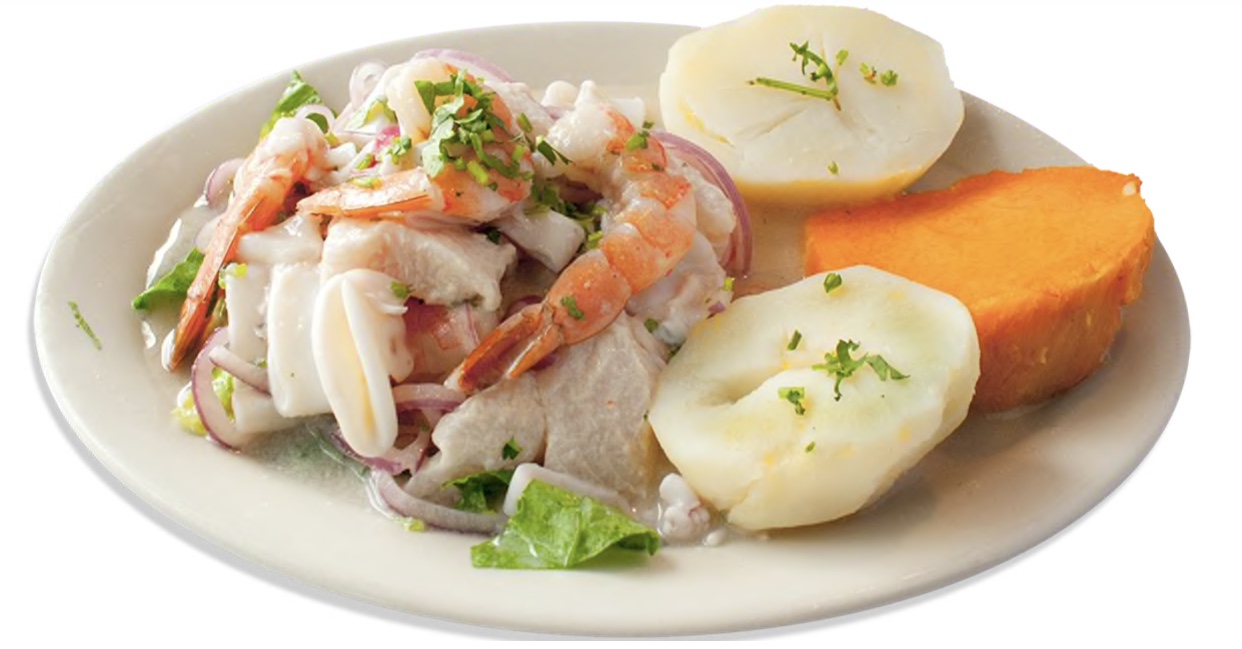 Order Ceviche Mixto food online from Riko Peruvian Cuisine store, Queens on bringmethat.com