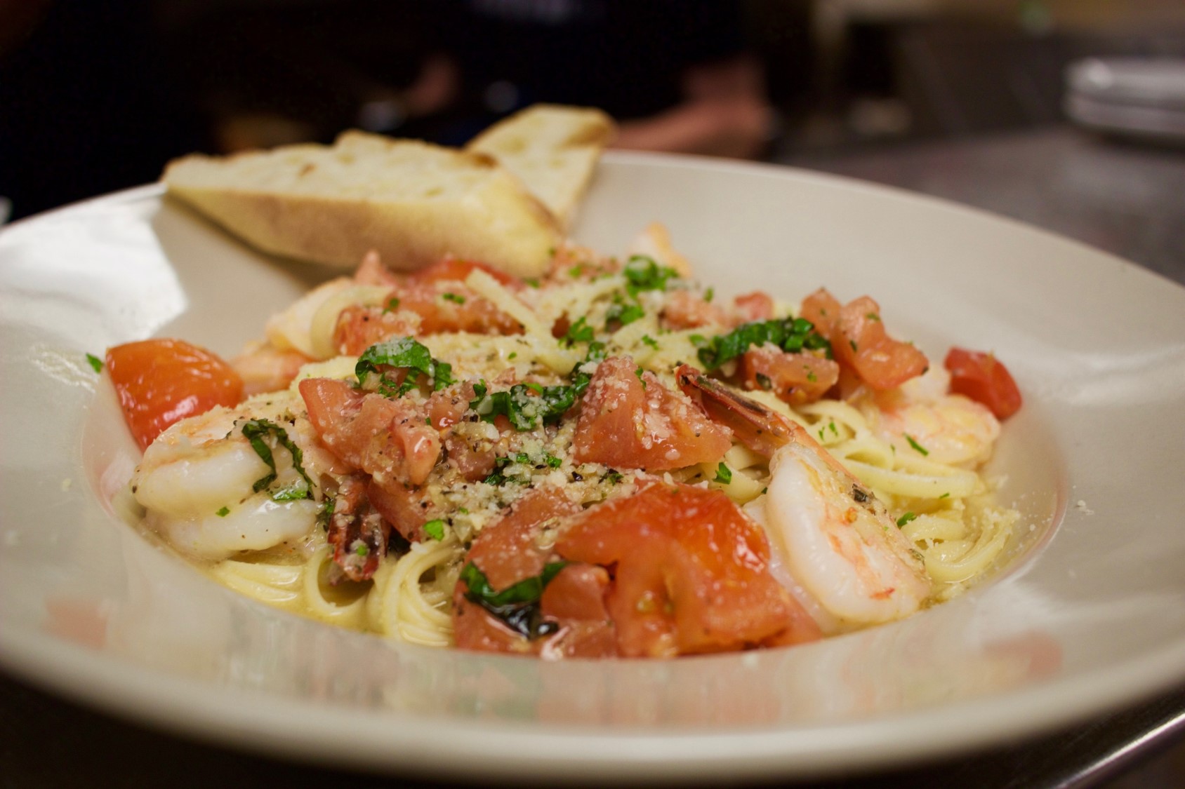 Order Shrimp Scampi Pasta food online from Pub By Novo store, Bowling Green on bringmethat.com