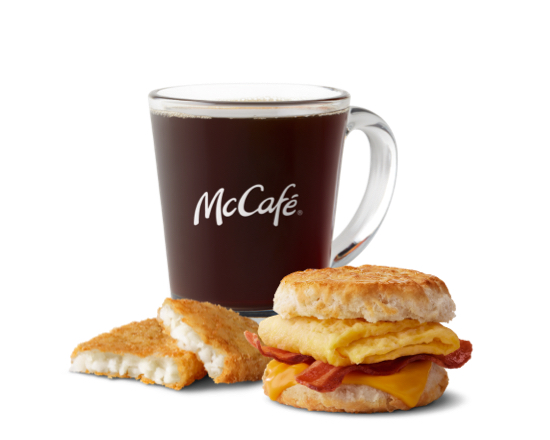 Order Bacon Egg Cheese Biscuit Meal food online from McDonald's store, Anchorage on bringmethat.com