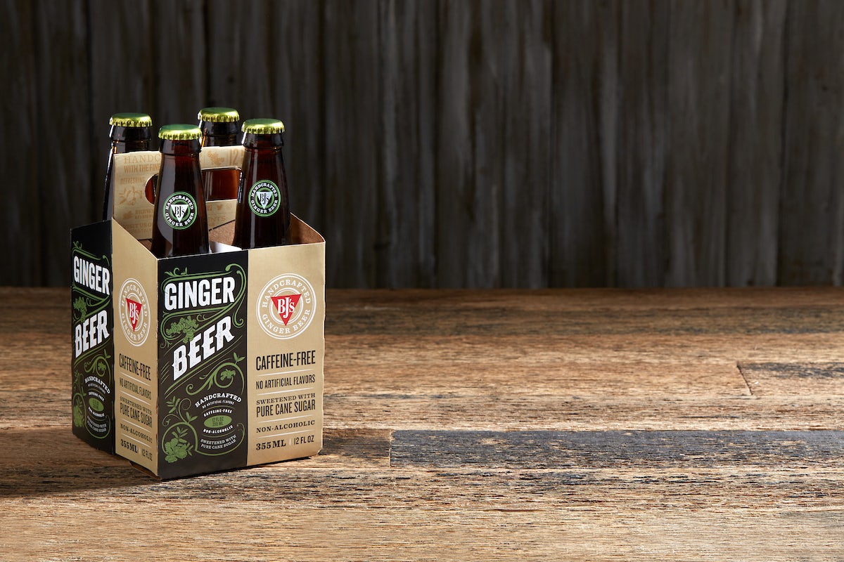 Order BJ's Ginger Beer- 4 Pack food online from BJ's Restaurant & Brewhouse store, Waco on bringmethat.com