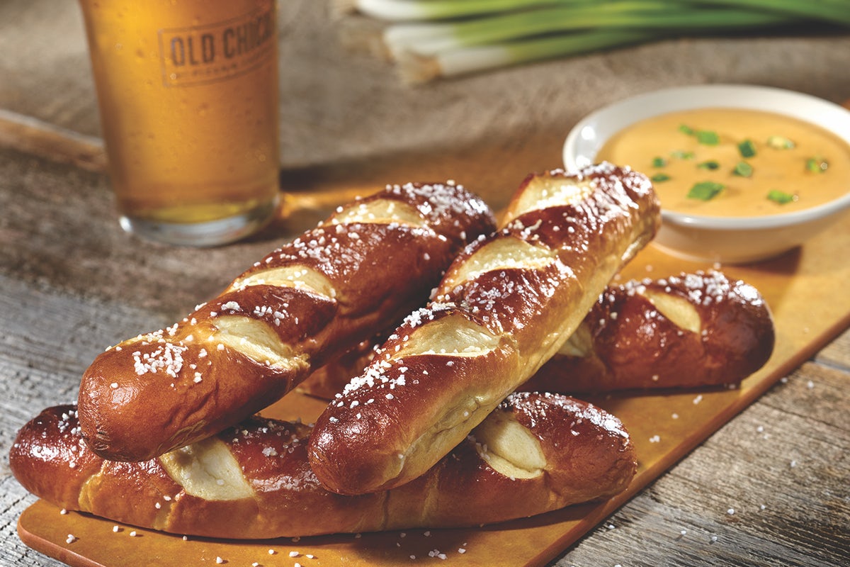 Order BAVARIAN PRETZEL STICKS food online from Old Chicago 66 store, Lakewood on bringmethat.com