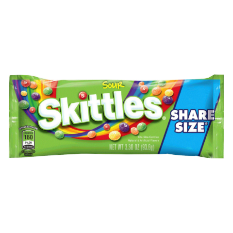 Order Skittles Sour King Size 3.3oz food online from 7-Eleven store, Lynchburg on bringmethat.com