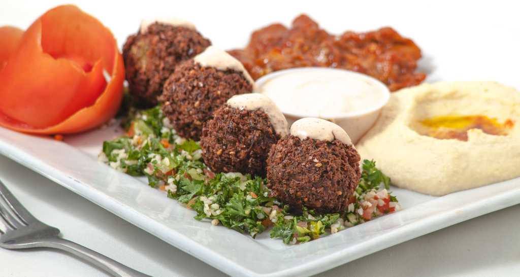 Order Falafel Plate food online from Lava Lounge Too store, Dearborn Heights on bringmethat.com