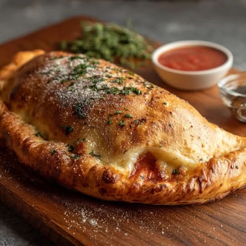 Spinach Broccoli Calzone from TASTY PASTA PIZZA &GRILL