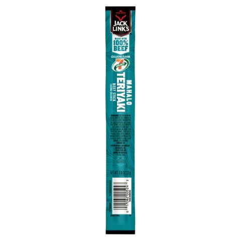 Order 7-Select Jack Links Mahalo Teriyaki Beef Stick .8oz food online from 7-Eleven store, Willis on bringmethat.com
