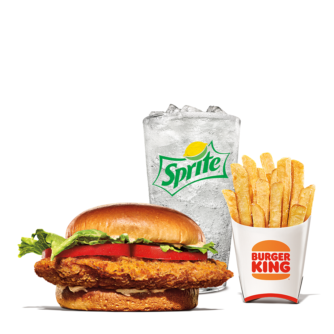 Order Royal Crispy Chicken Sandwich Meal food online from Burger King store, Wooster on bringmethat.com