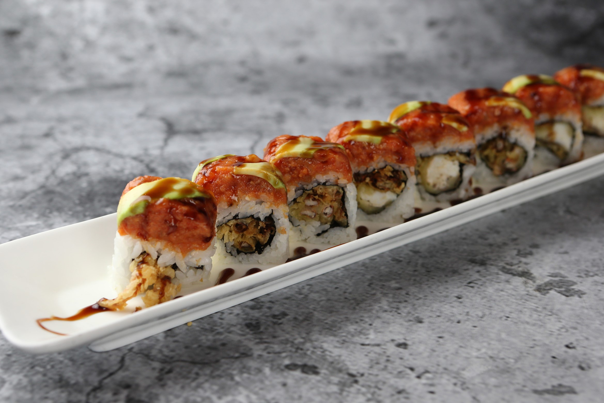 Order Grasshopper Roll food online from Zen Bistro store, Millbrae on bringmethat.com