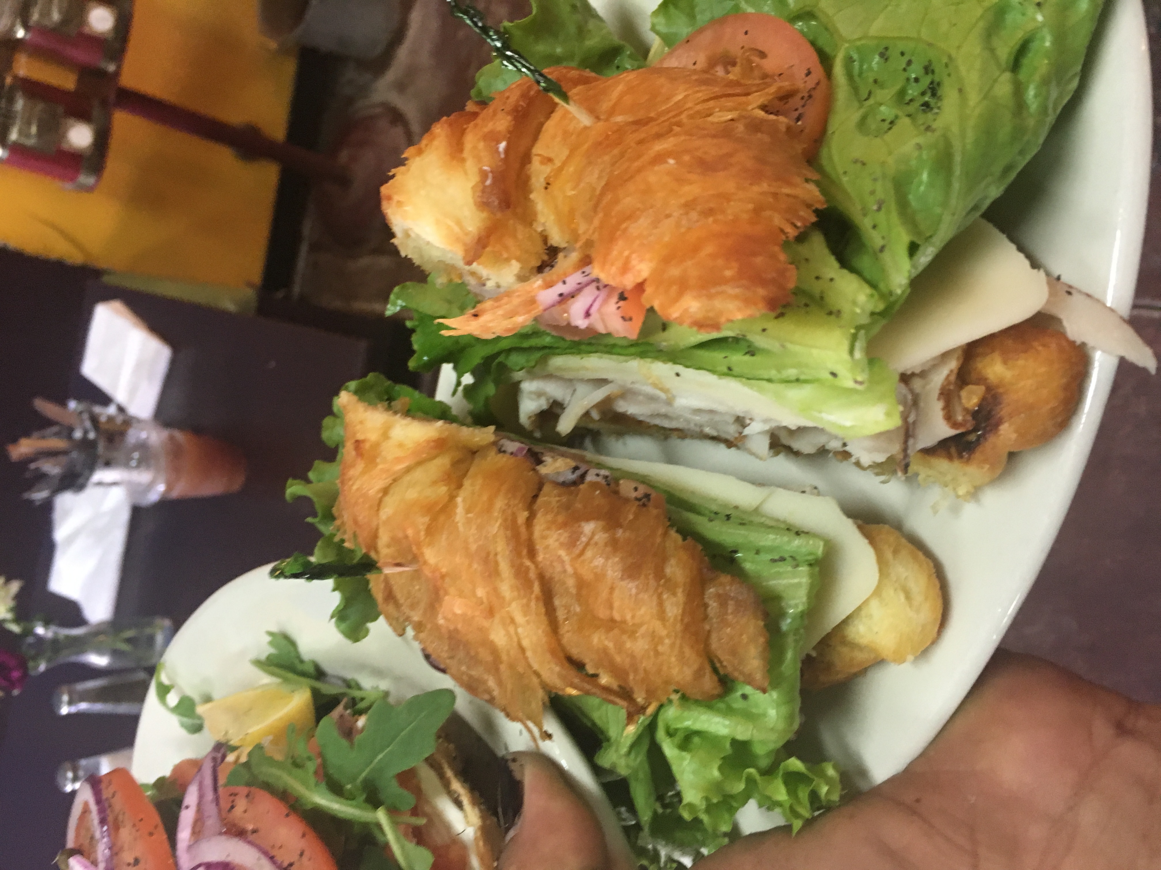 Order Turkey and Swiss Sandwich food online from Street Level Cafe store, Los Angeles on bringmethat.com