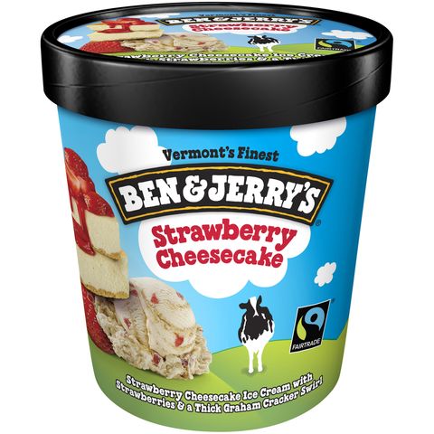 Order Ben & Jerry's Strawberry Cheesecake Pint food online from Circle K And Liquors store, Fontana on bringmethat.com