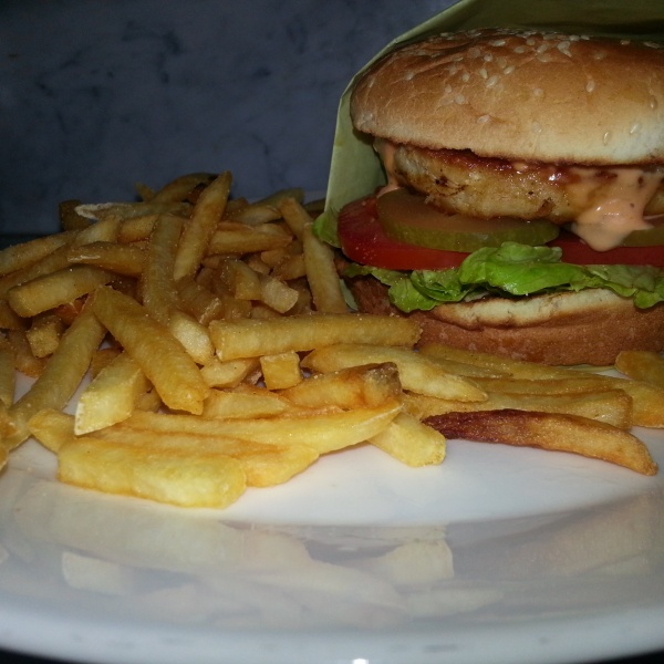 Order Double Cheeseburger with French Fries food online from Citrus on Sunset #2 store, West Hollywood on bringmethat.com