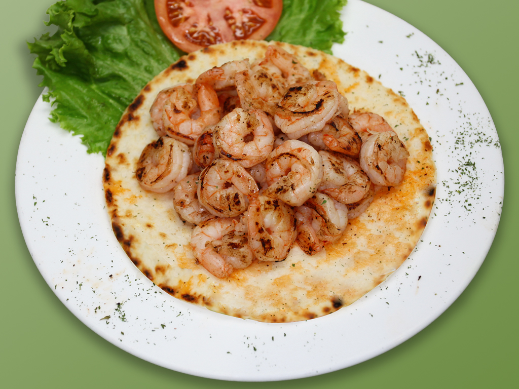 Order 42. Arepa Especial Cifrina con Camarones food online from Cositas Ricas Corp store, Queens on bringmethat.com