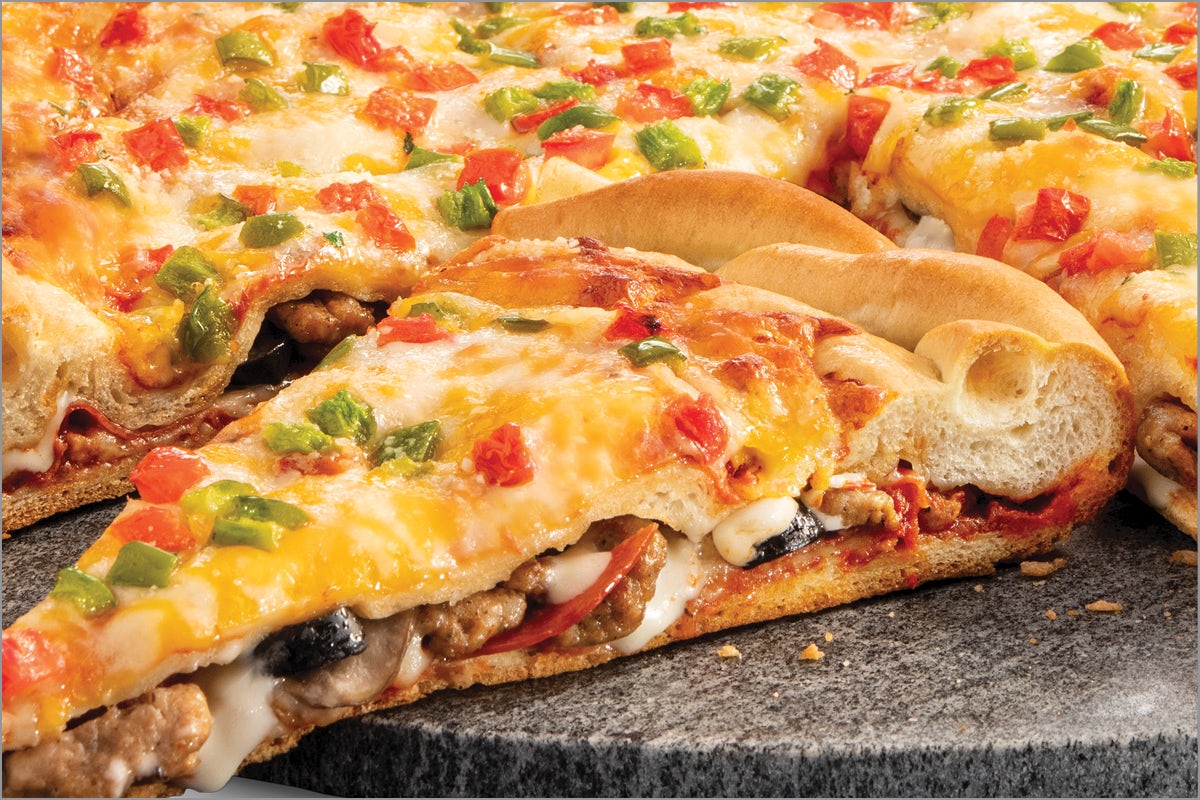 Order Dairy-Free Cheese Big Murphy's Stuffed - Baking Required food online from Papa Murphy's Pizza store, Salt Lake City on bringmethat.com