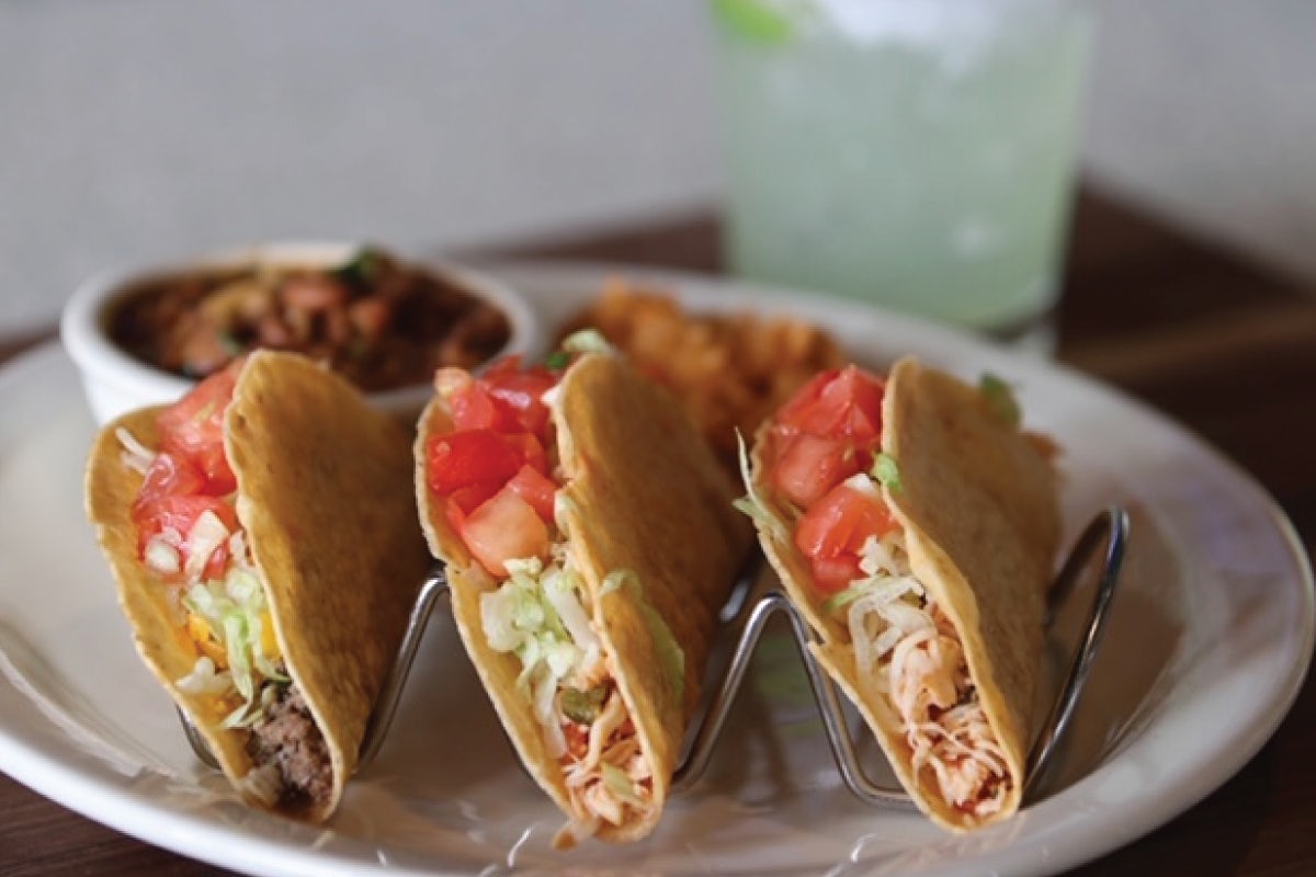 Order Crispy Taco Plate food online from Uncle Julio's store, Brentwood on bringmethat.com