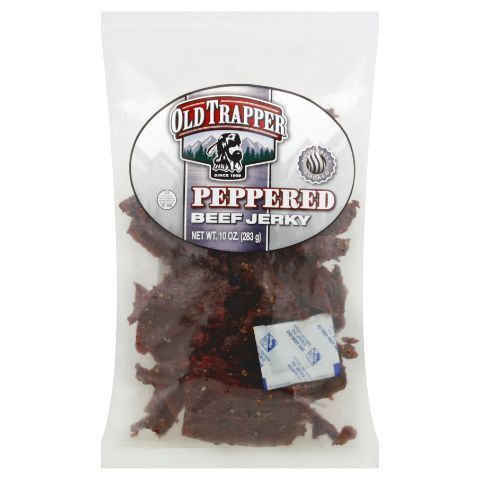 Order Old Trapper Peppered Beef Jerky 10oz food online from 7-Eleven store, Charlotte on bringmethat.com