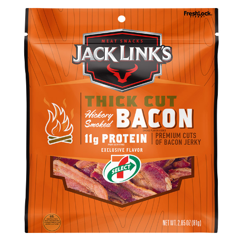 Order 7-Select Jack Links Hickory Smoked Bacon Jerky 2.85oz food online from 7-Eleven store, Wakefield on bringmethat.com