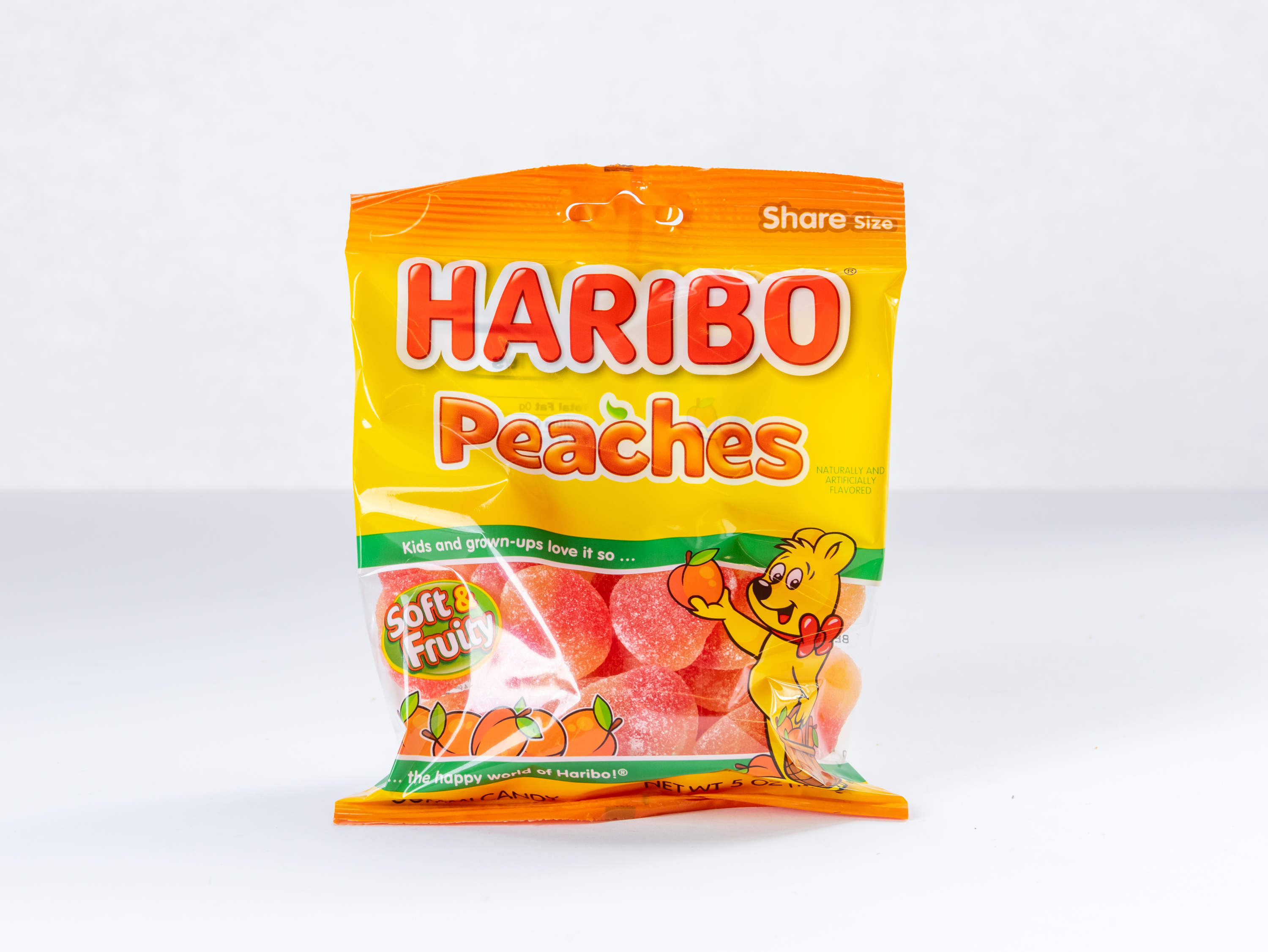 Order Haribo Peaches 5 oz. food online from Loop store, Atherton on bringmethat.com