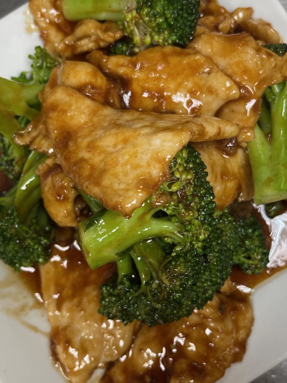 Order L12. Chicken with Broccoli Lunch Special food online from Shu Han Ju Chinese Restaurant store, New York on bringmethat.com