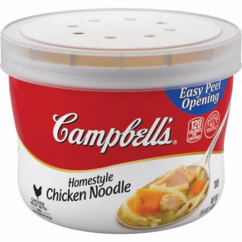 Order Campbell's Chicken Noodle Soup Cup 15.4oz food online from 7-Eleven store, Natick on bringmethat.com