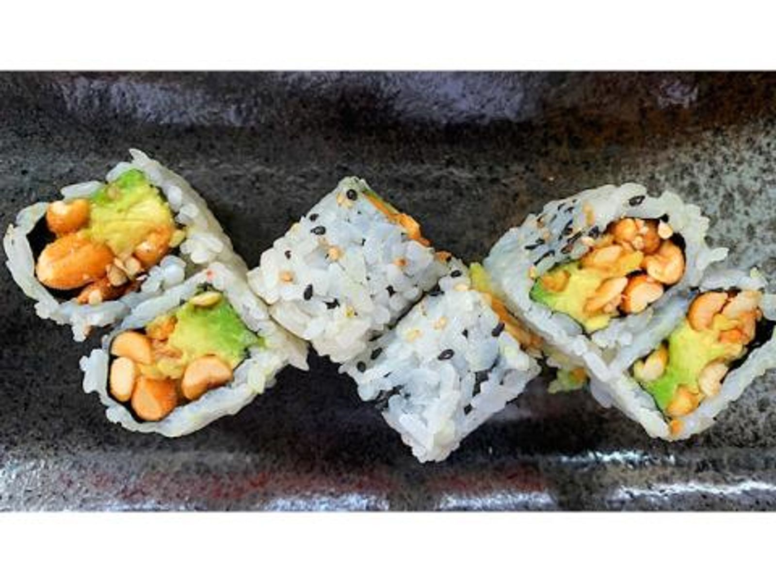 Order Peanut Avocado Roll food online from Takumi Hibachi Sushi & Lounge store, Bay Shore on bringmethat.com