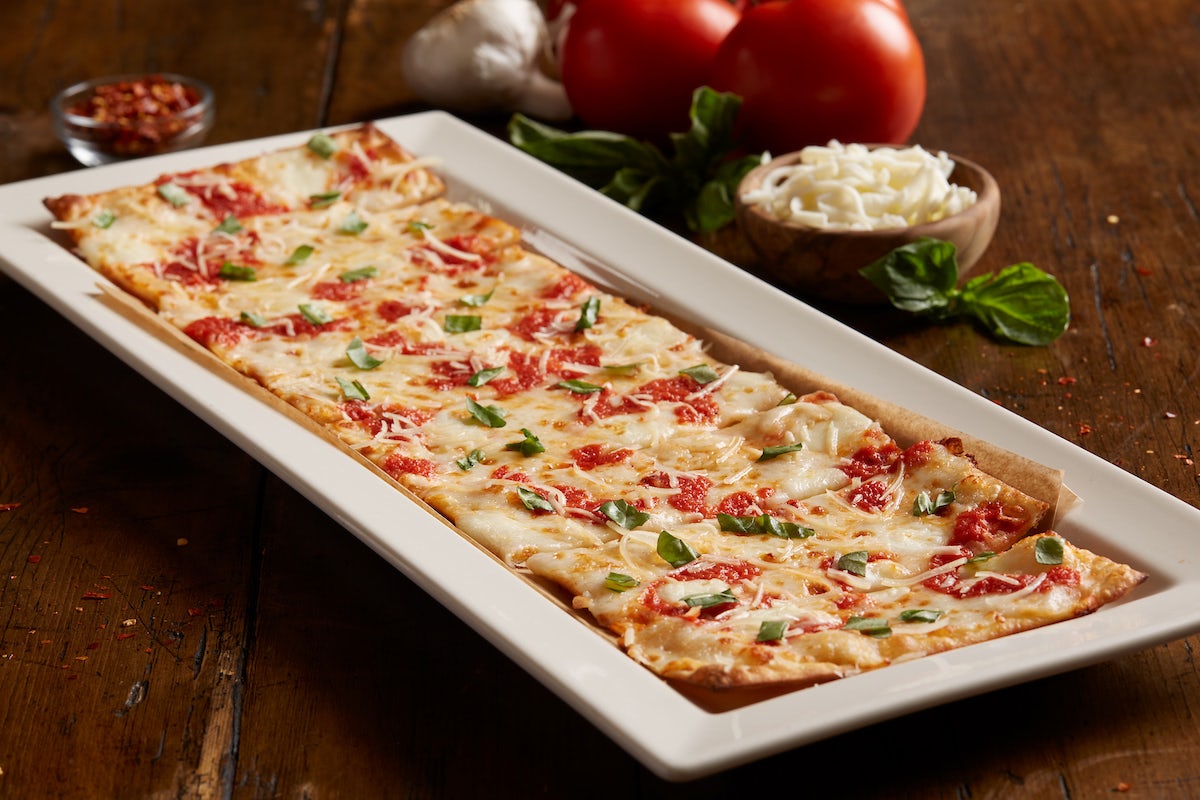 Order Margherita Fresca Flatbread food online from BJ's Restaurant & Brewhouse store, Waco on bringmethat.com