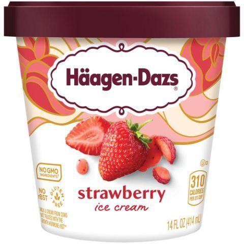 Order Haagen Dazs Strawberry 14oz food online from 7-Eleven store, Arlington on bringmethat.com