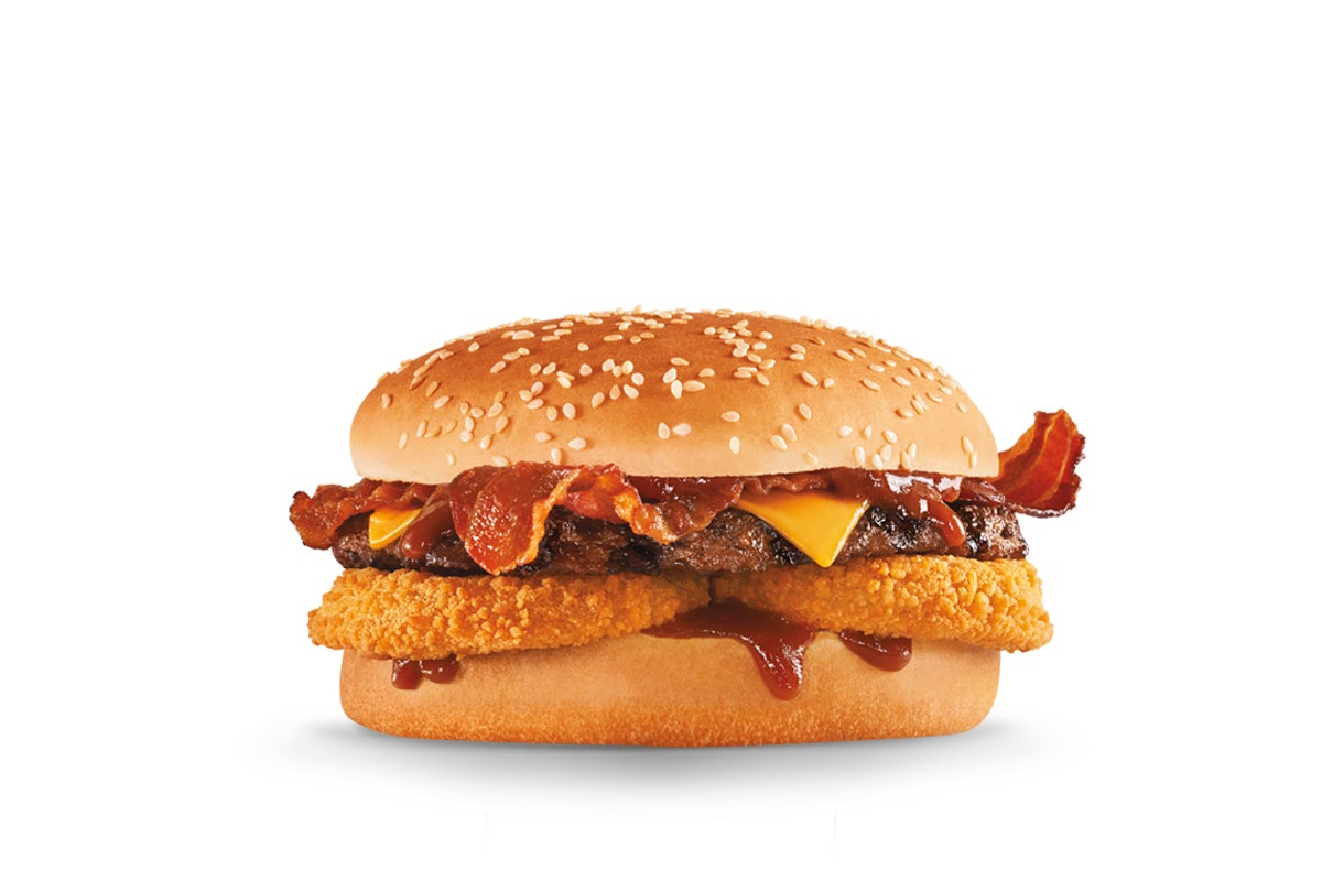 Order Western Bacon Cheeseburger® food online from Carl's Jr. store, Phoenix on bringmethat.com