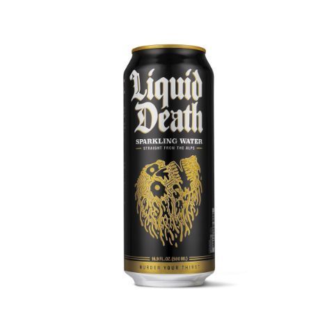 Order Liquid Death Sparkling Water 16.9oz food online from 7-Eleven store, Charlotte on bringmethat.com