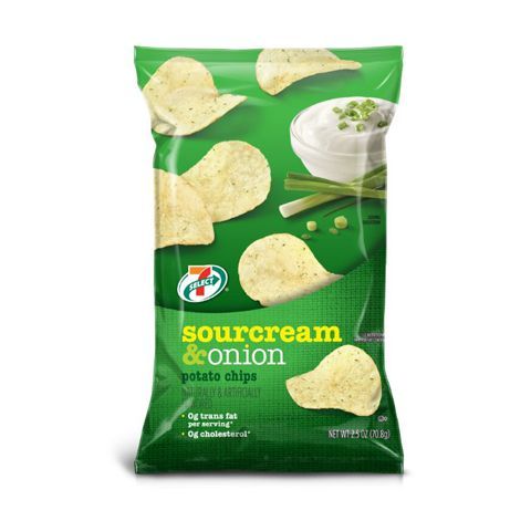 Order 7 Select Sour Cream & Onion Potato Chips 2.5oz food online from 7-Eleven store, Lynchburg on bringmethat.com