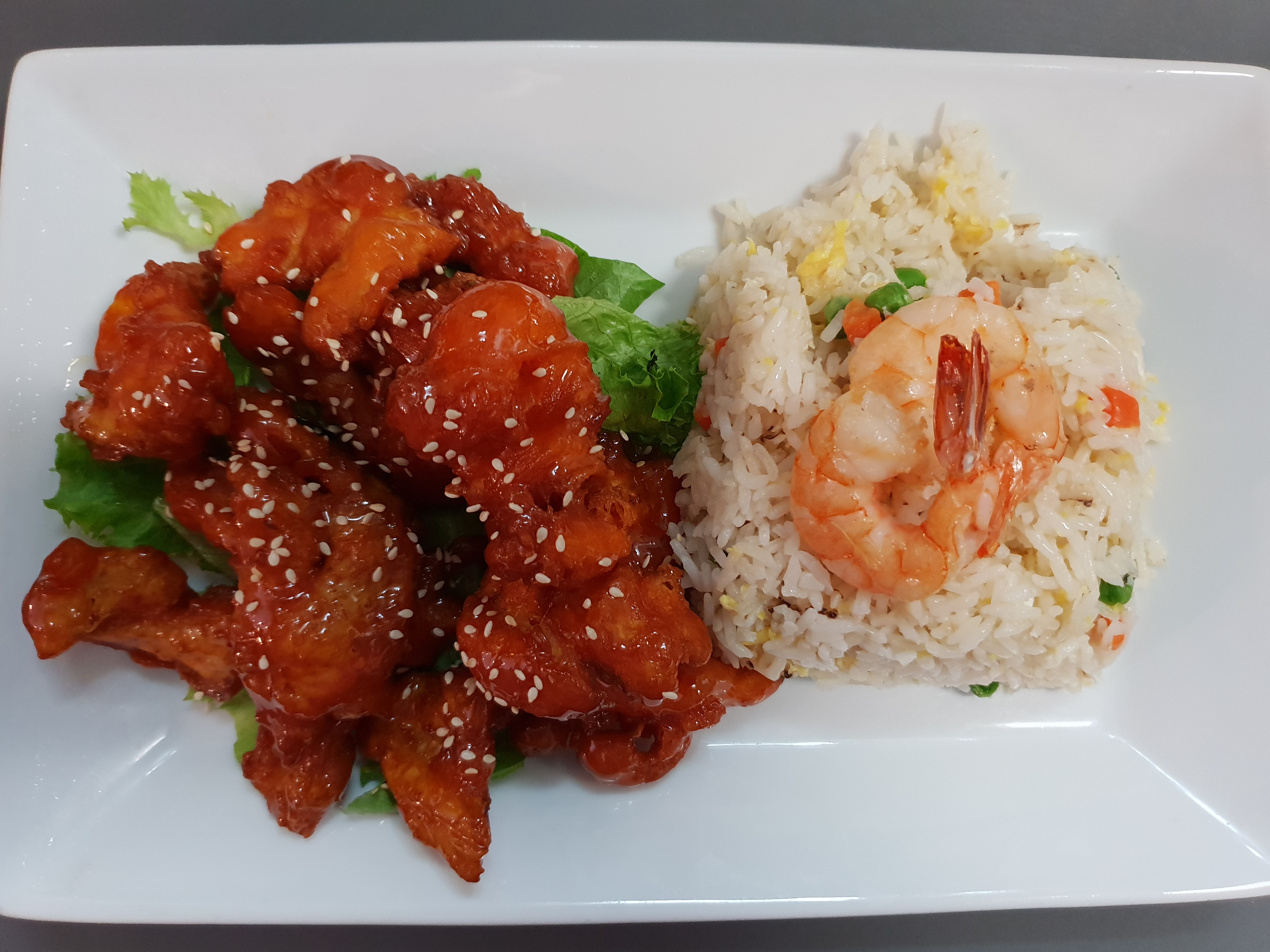 Order Orange Chicken (All Day Special) food online from R Haan Thai store, Los Angeles on bringmethat.com